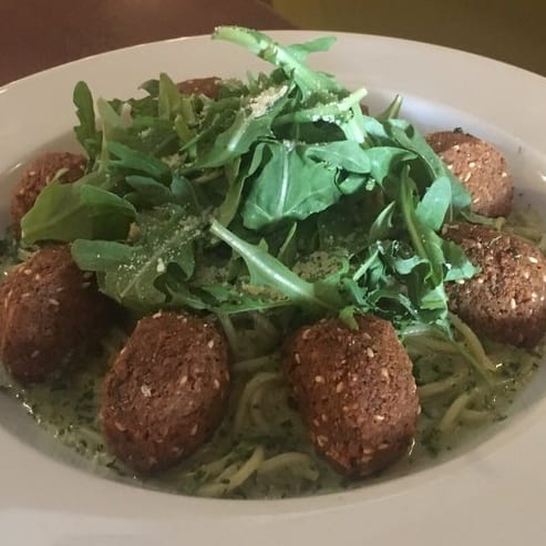 Arugula Pesto Pasta.