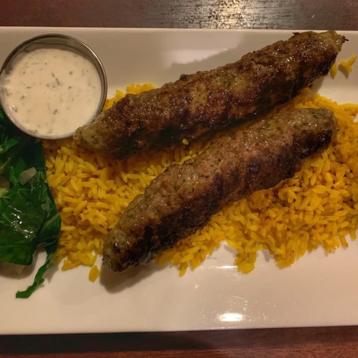 Turkish Kafta Kebab.