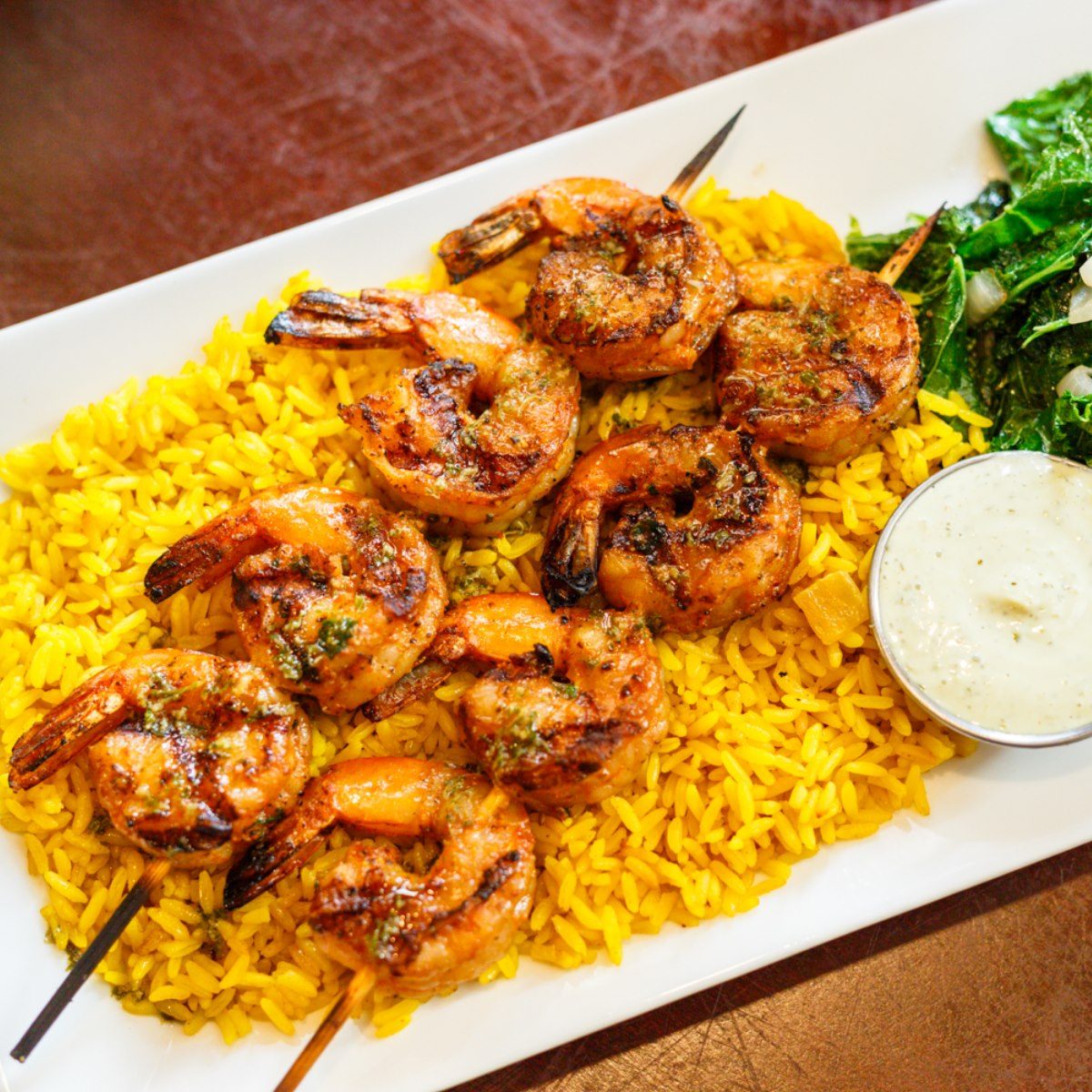 Shrimp Kebab.